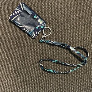 Vera Bradley Zip ID Case w/Lanyard